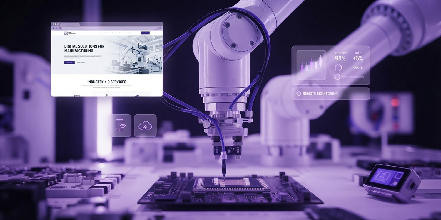 Deep Digital - Siti web per aziende manifatturiere e industriali: cosa cambia rispetto a un sito qualsiasi